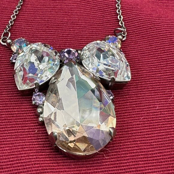 Sorrelli Large Faceted Crystal Necklace - Picture 10 of 10